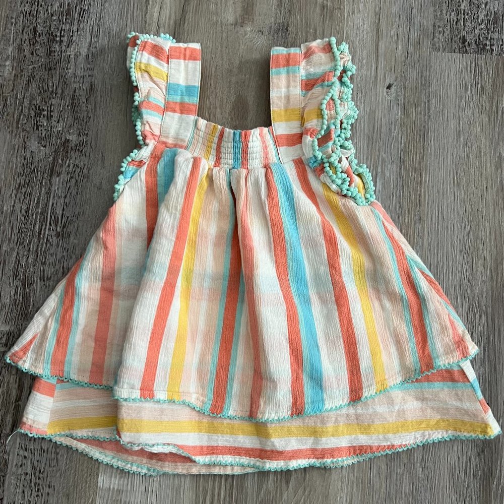 Matilda Jane Stripe Tank Size 4 GUC